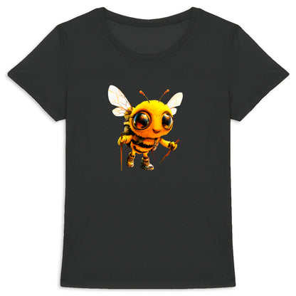 Hiking Bee 2 Front T-shirt Femme à Col Rond