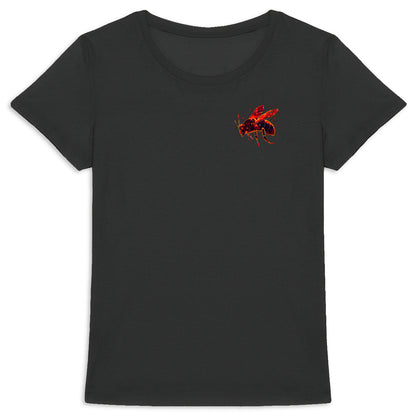 Eletronic Chip Red Bee 2 Logo T-shirt Femme à Col Rond