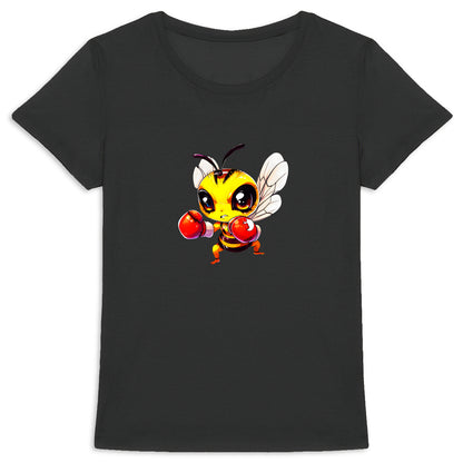 Boxing Bee 4 Front T-shirt Femme à Col Rond