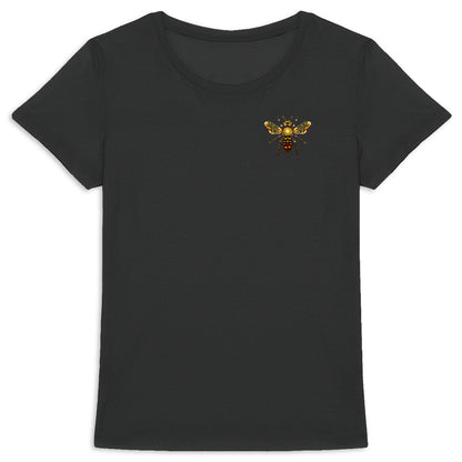 Bee Bolted 1 Logo T-shirt Femme à Col Rond