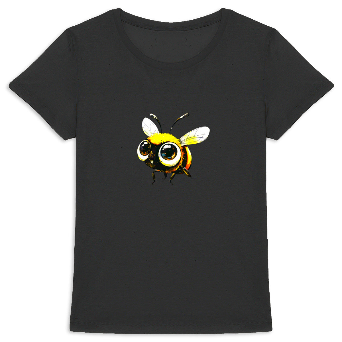 Cute Bee 2 Front T-shirt Femme à Col Rond