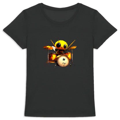 Battery Bee 1 Front T-shirt Femme à Col Rond