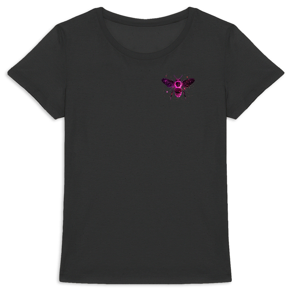 Celestial Purple Bee 1 Logo T-shirt Femme à Col Rond