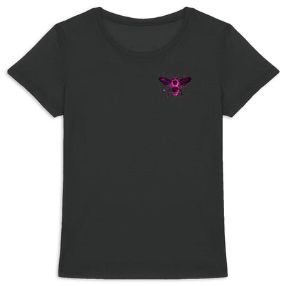 Celestial Purple Bee 1 Logo T-shirt Femme à Col Rond