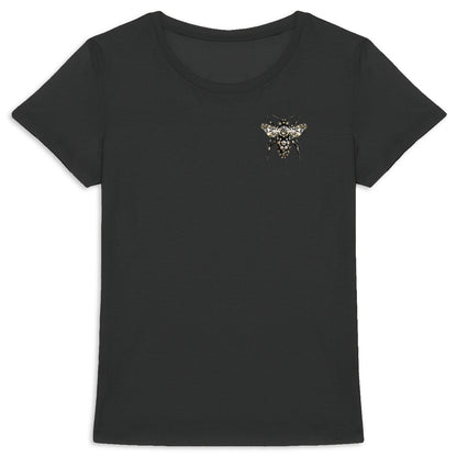 Bee Bolted 6 Logo T-shirt Femme à Col Rond 