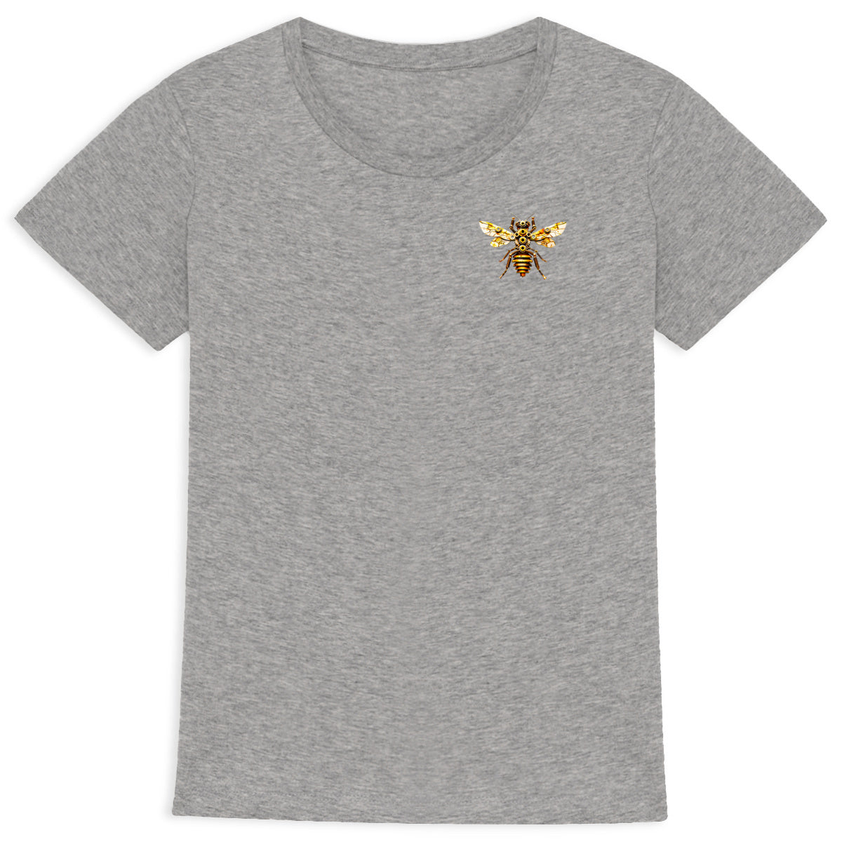 Bee Bolted 2 Logo T-shirt Femme à Col Rond