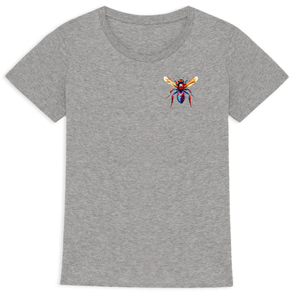 Spider Man Bee Logo T-shirt Femme à Col Rond