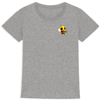 Violin Bee 1 Logo T-shirt Femme à Col Rond