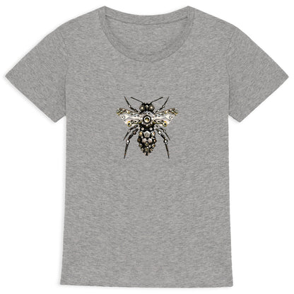 Bee Bolted 6 Front T-shirt Femme à Col Rond 