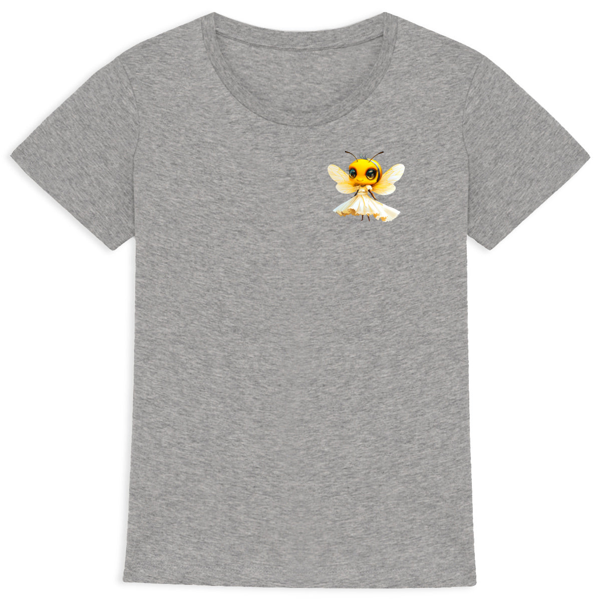 Dressed Up Bee 1 Logo T-shirt Femme à Col Rond