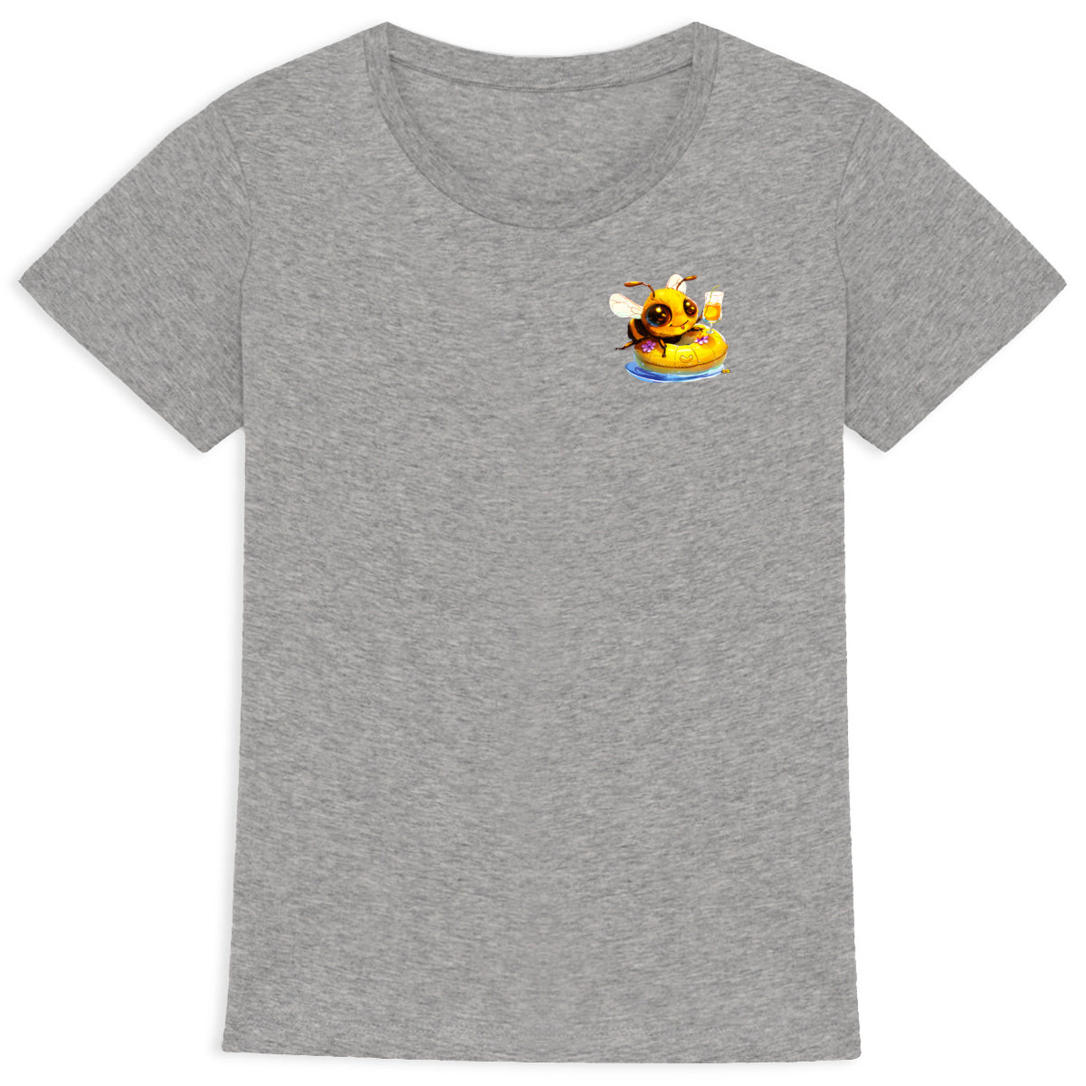 Chilling Bee at the Pool Logo  T-shirt Femme à Col Rond