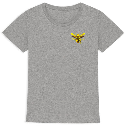 Eletronic Chip Yellow Bee 1 Logo T-shirt Femme à Col Rond