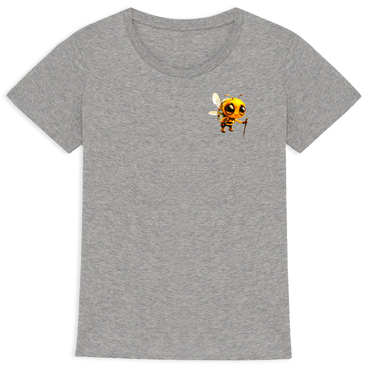 Hiking Bee 1 Logo T-shirt Femme à Col Rond