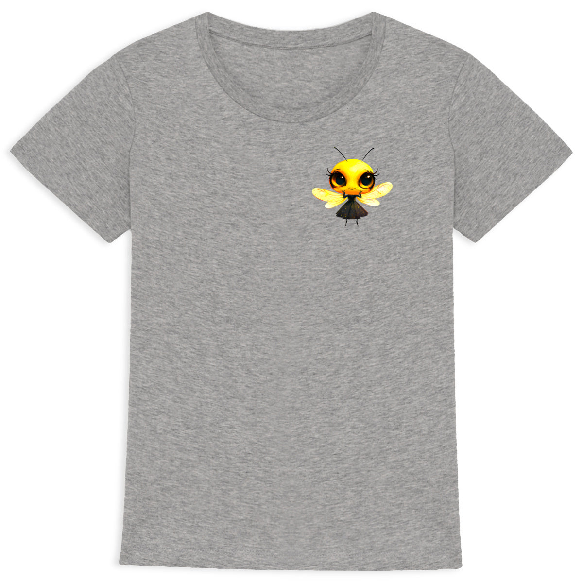 Dressed Up Bee 2 Logo T-shirt Femme à Col Rond