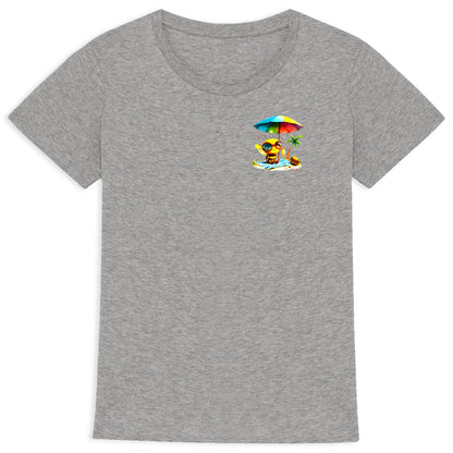 Chilling Bee at the Beach Logo T-shirt Femme à Col Rond