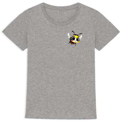 Cute Bee 1 Logo T-shirt Femme à Col Rond