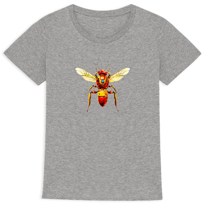 Iron Man Bee Front T-shirt Femme à Col Rond