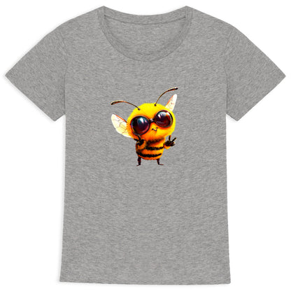 Cool Bee 1 Front T-shirt Femme à Col Rond