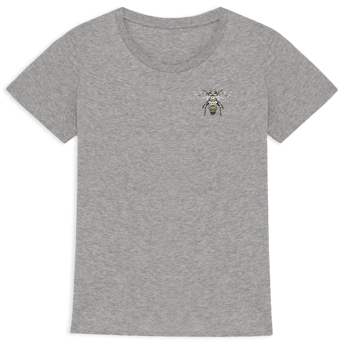 Bee Bolted 5 Logo T-shirt Femme à Col Rond 