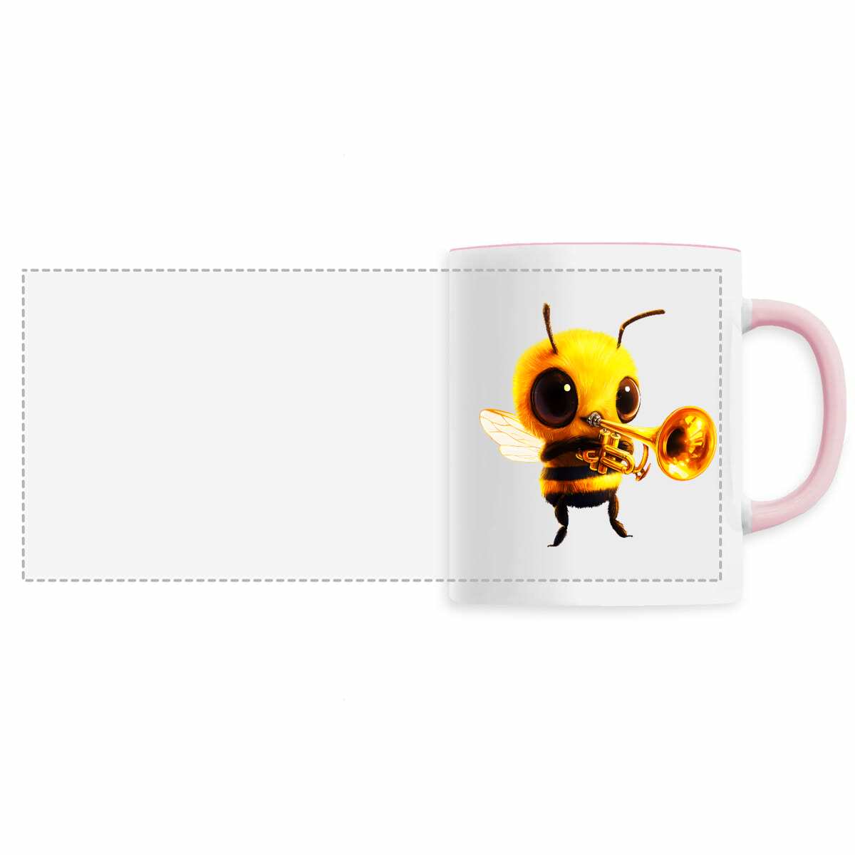 Trumpet Bee 1 Mug Céramique