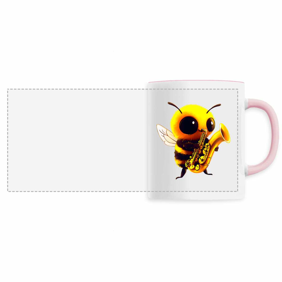 Saxophone Bee 1 Mug Céramique