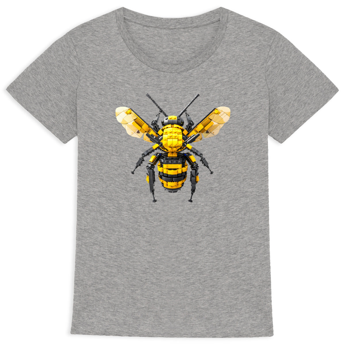 Lego Bee 1 Front with T-shirt Femme à Col Rond