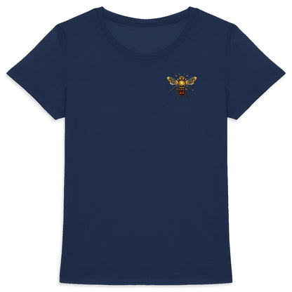 Bee Bolted 1 Logo T-shirt Femme à Col Rond