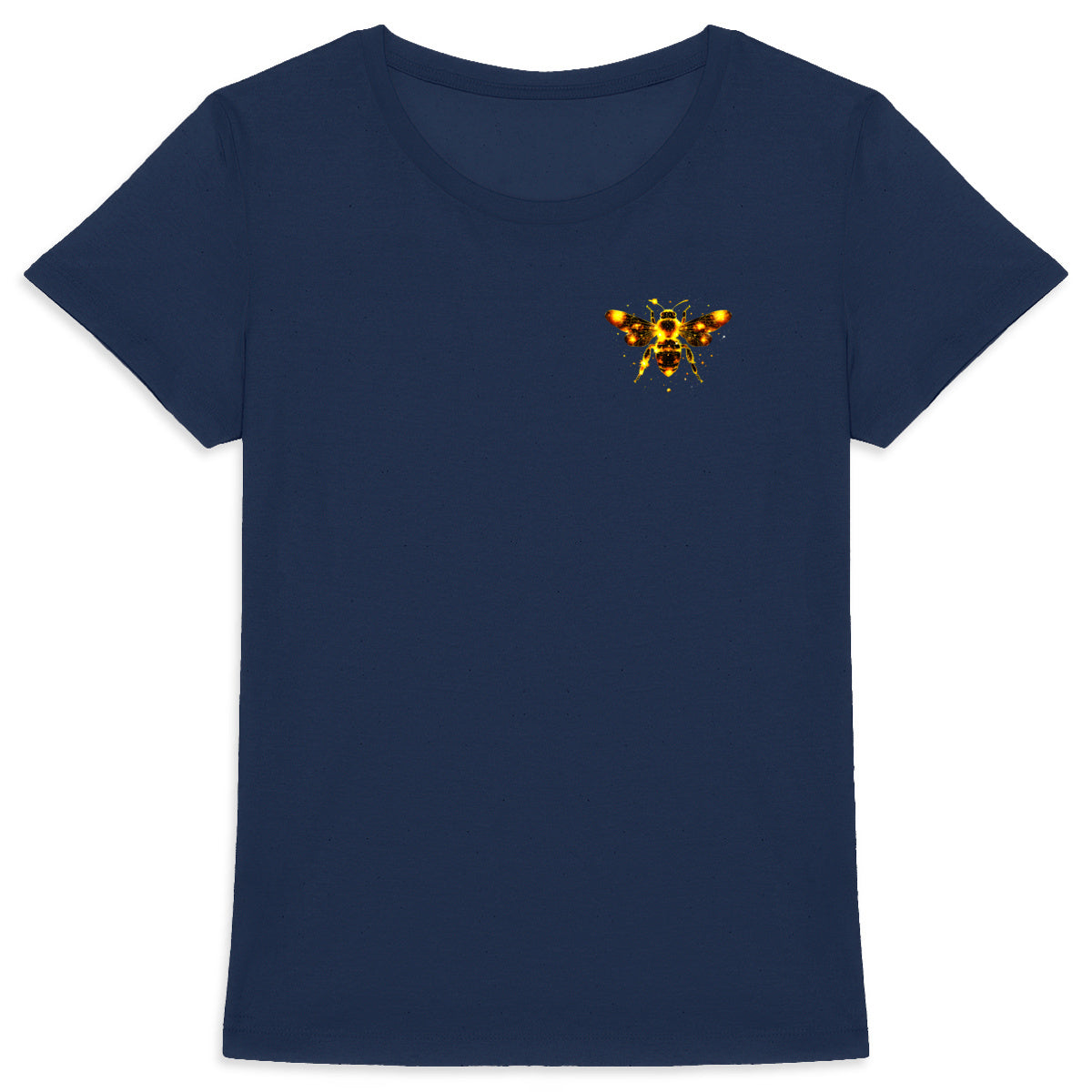 Celestial Yellow Bee 1 Logo T-shirt Femme à Col Rond