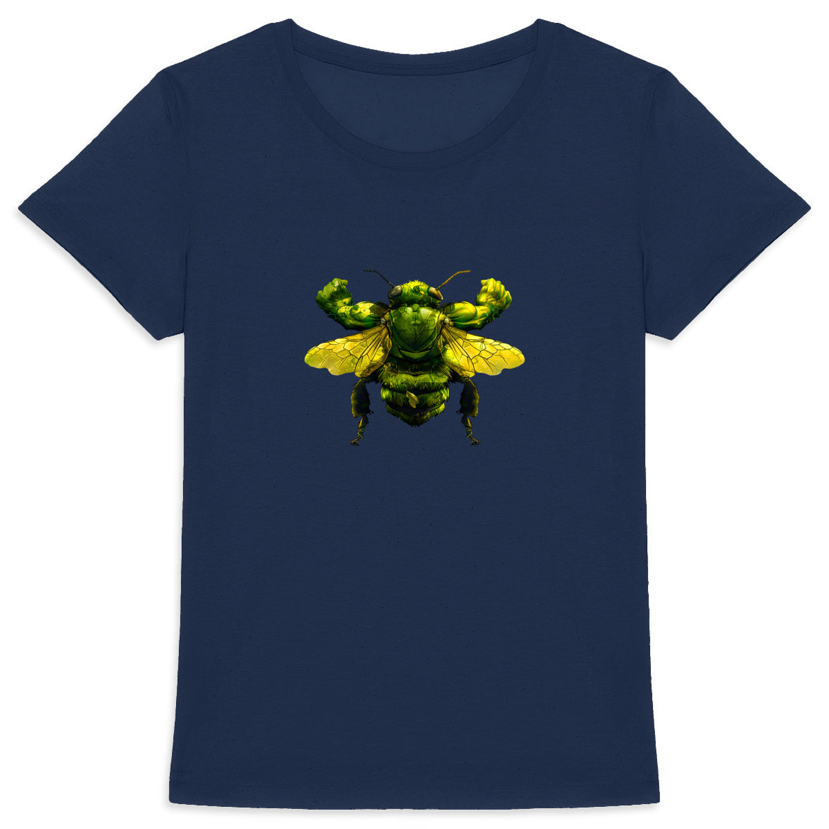 Hulk Bee Front T-shirt Femme à Col Rond