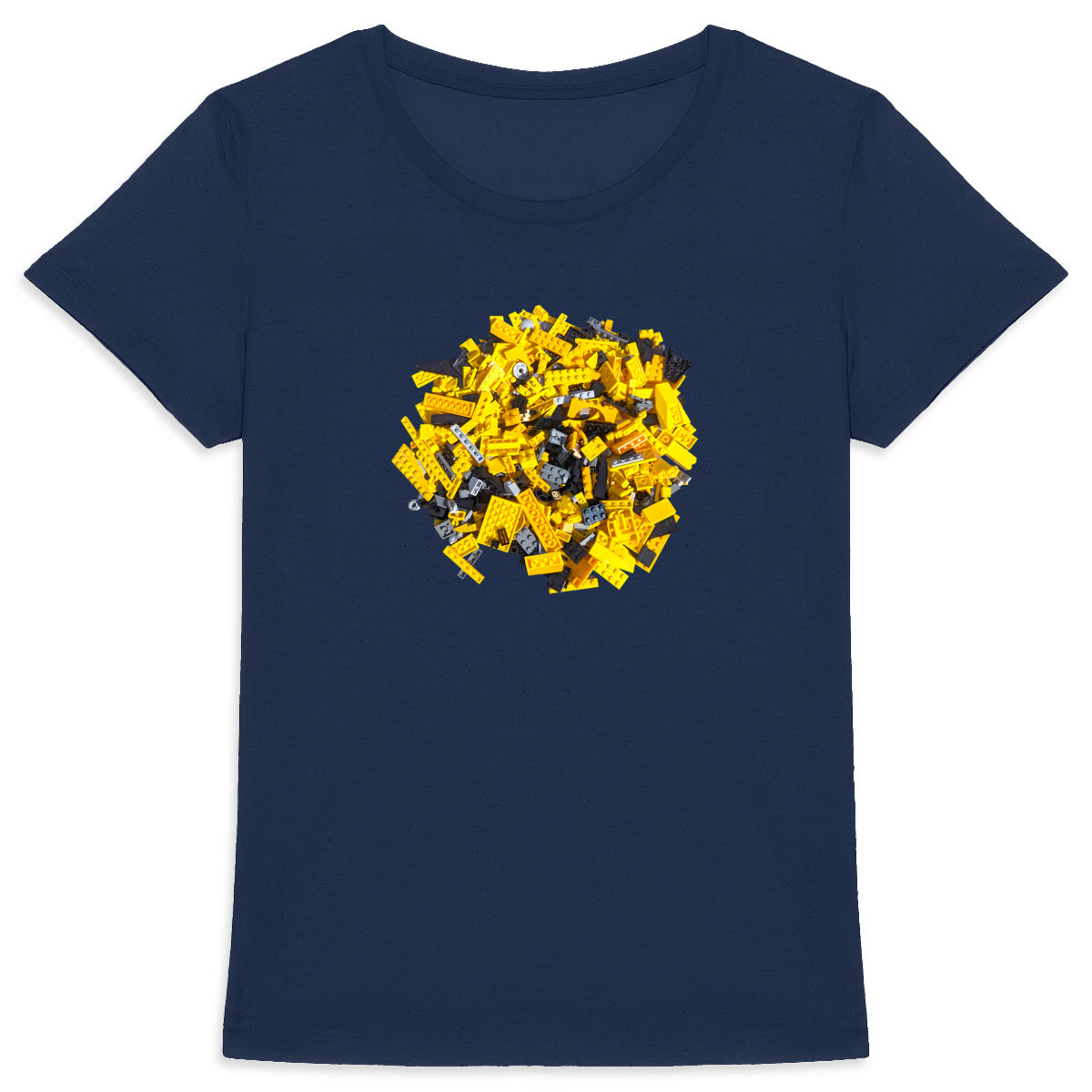 Lego Bee 1 Back with T-shirt Femme à Col Rond