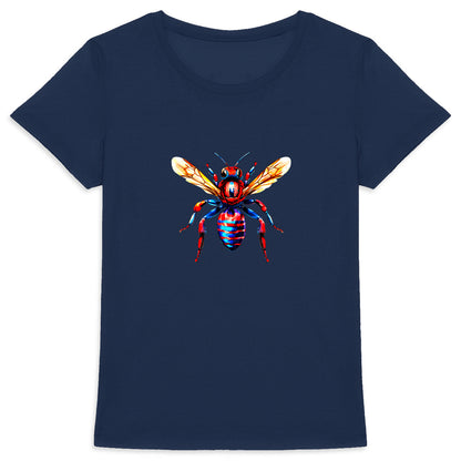 Spider Man Bee Front T-shirt Femme à Col Rond