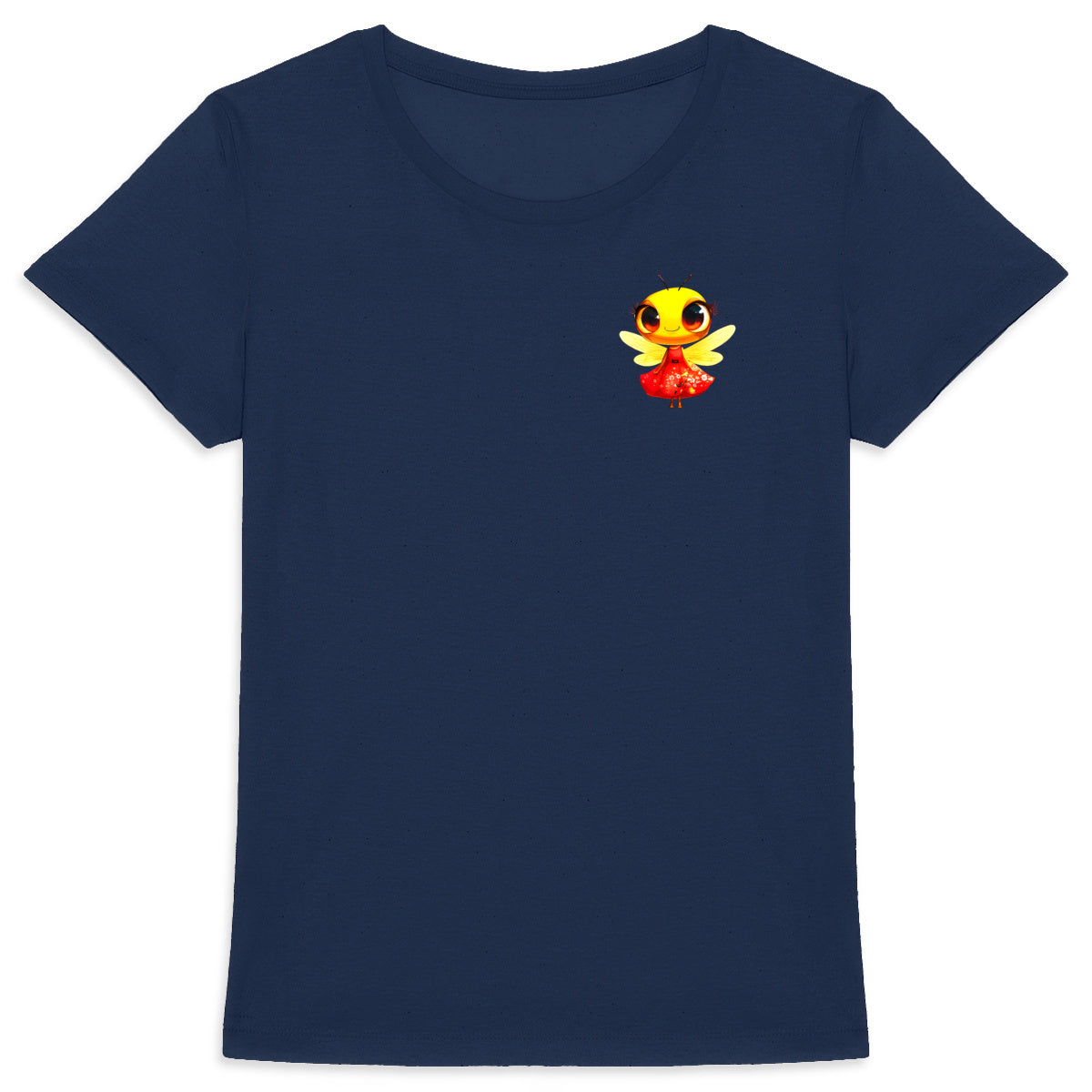 Dressed Up Bee 3 Logo T-shirt Femme à Col Rond