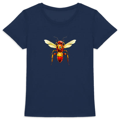 Iron Man Bee Front T-shirt Femme à Col Rond