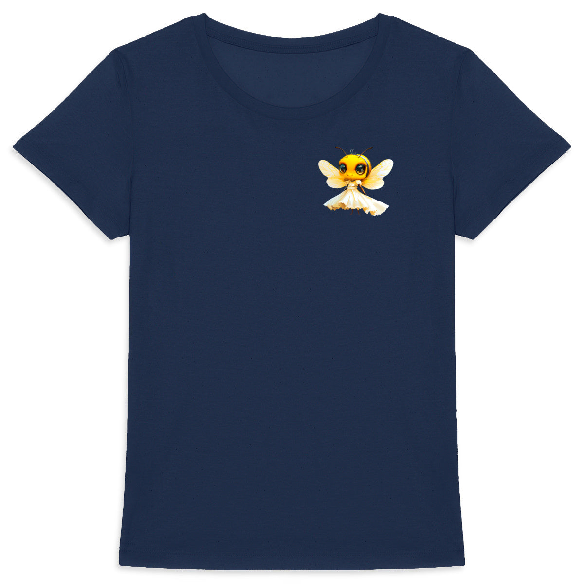 Dressed Up Bee 1 Logo T-shirt Femme à Col Rond