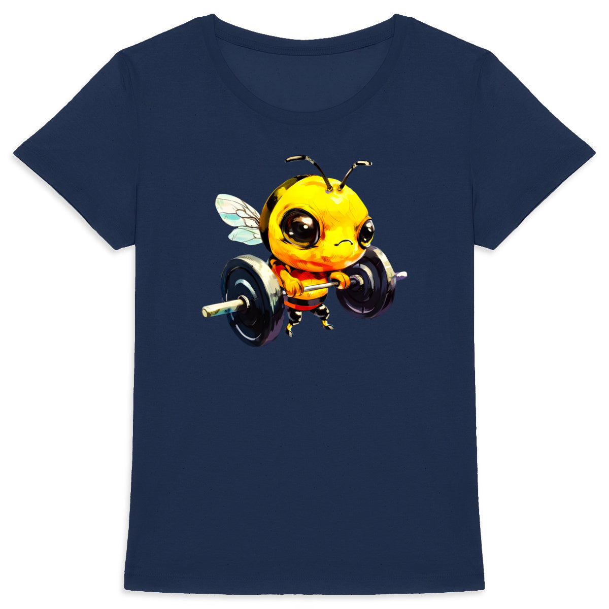 Bodybuild Bee 2 Logo  T-shirt Femme à Col Rond