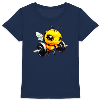 Bodybuild Bee 2 Logo  T-shirt Femme à Col Rond