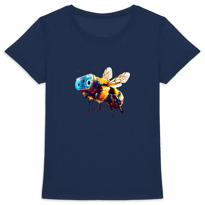 Virtual Reality Bee 1 Front T-shirt Femme à Col Rond