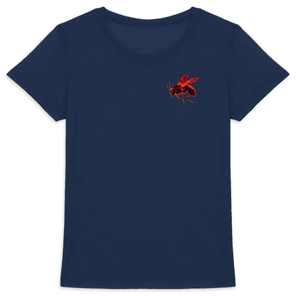 Eletronic Chip Red Bee 2 Logo T-shirt Femme à Col Rond