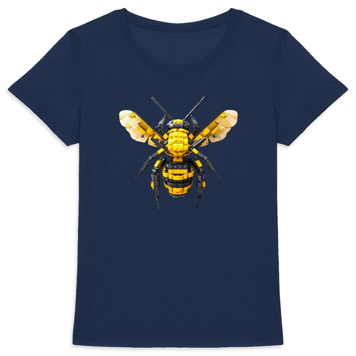 Lego Bee 1 Front with T-shirt Femme à Col Rond