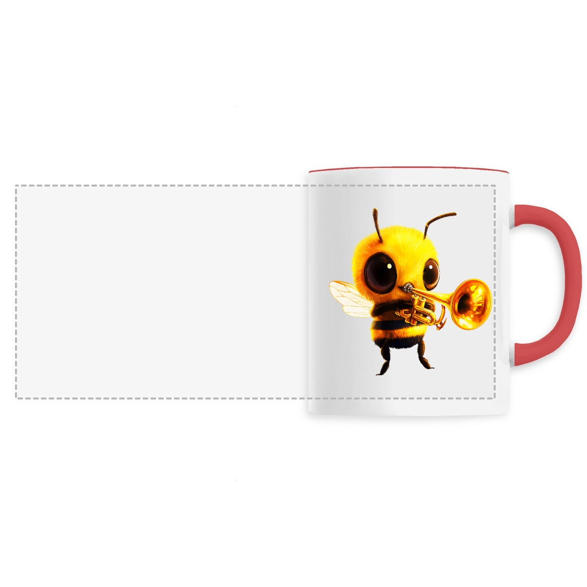 Trumpet Bee 1 Mug Céramique