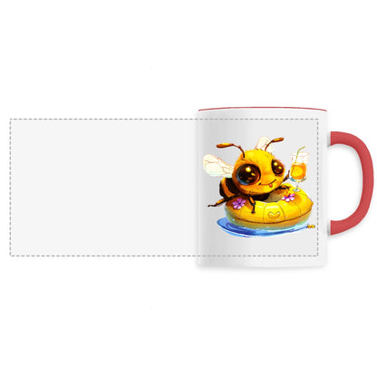 Chilling Out Bee in the Pool Mug Céramique