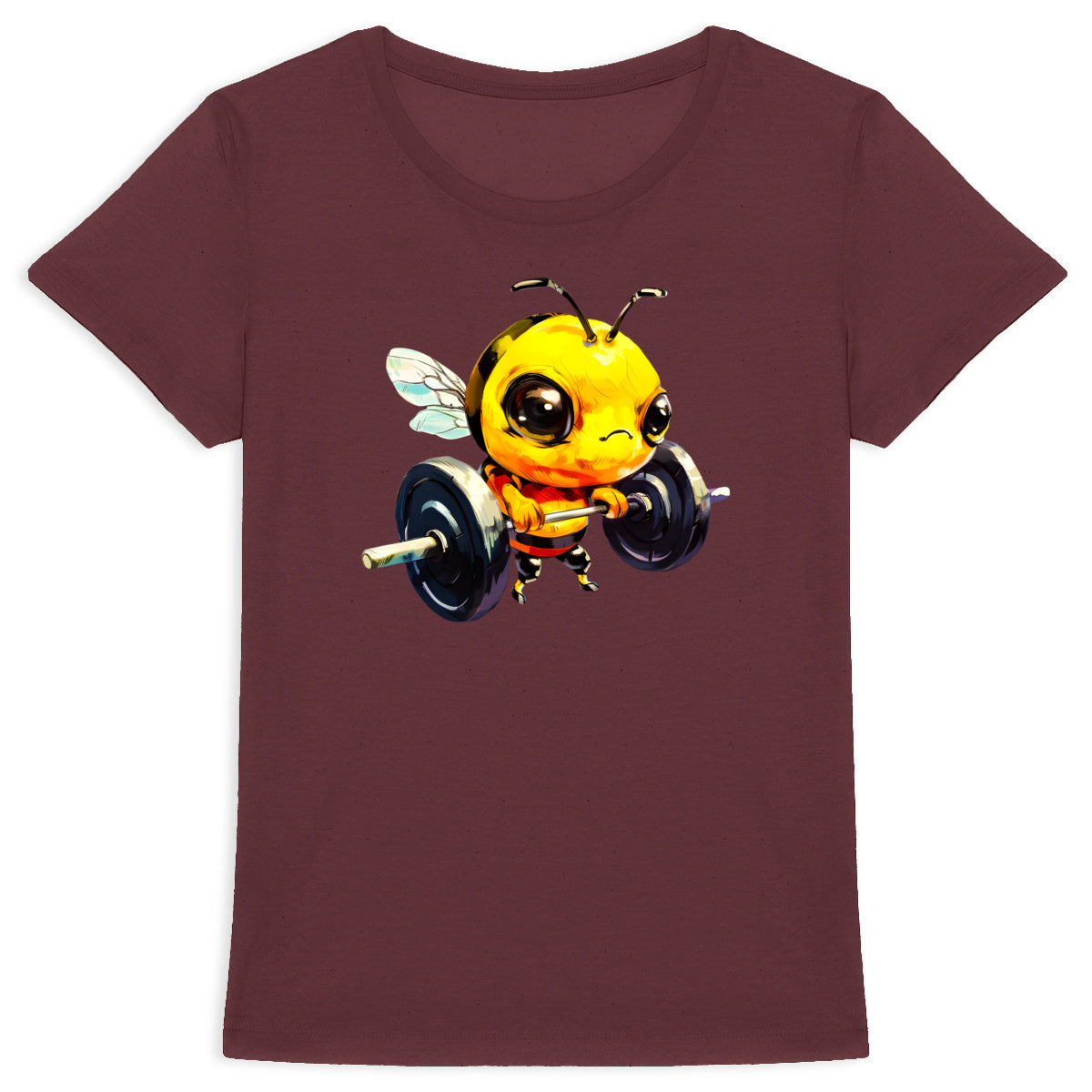 Bodybuild Bee 2 Logo  T-shirt Femme à Col Rond