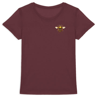 Bee Bolted 3 Logo T-shirt Femme à Col Rond 