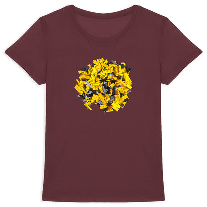 Lego Bee 1 Back with T-shirt Femme à Col Rond