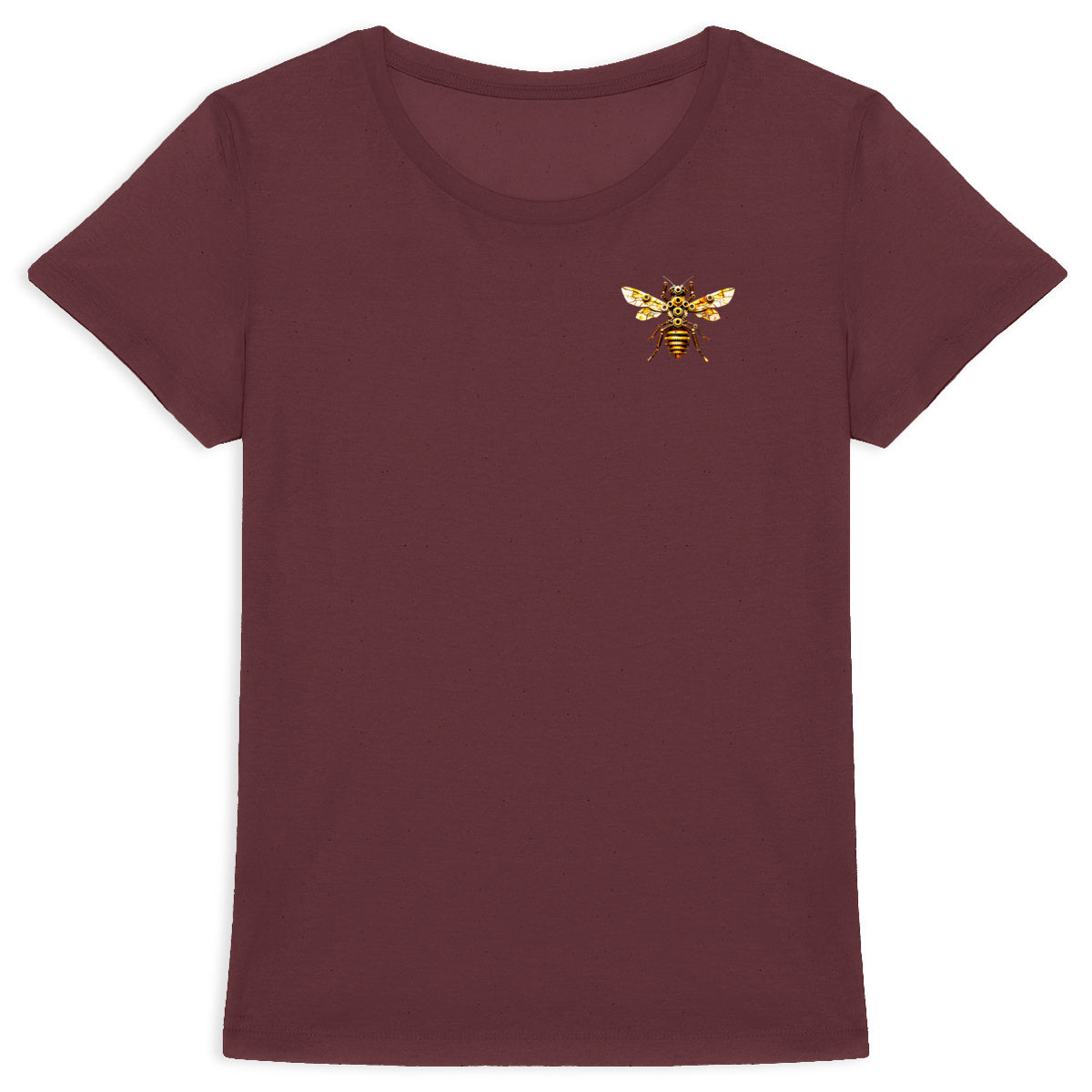 Bee Bolted 2 Logo T-shirt Femme à Col Rond