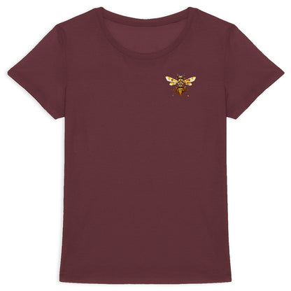 Bee Bolted 2 Logo T-shirt Femme à Col Rond