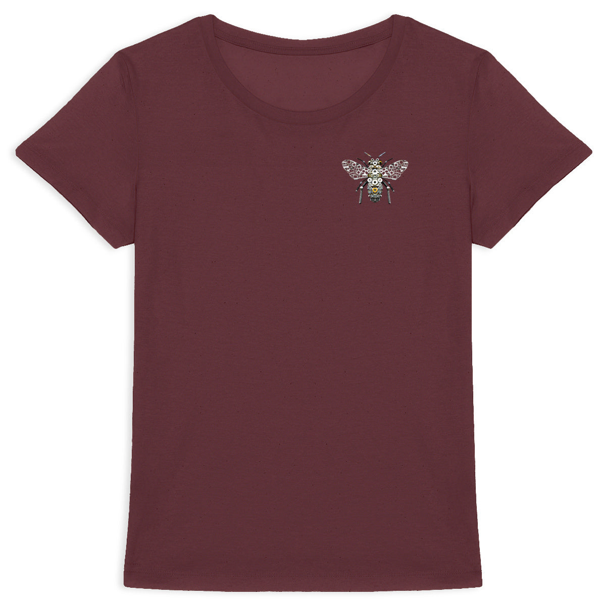 Bee Bolted 5 Logo T-shirt Femme à Col Rond 