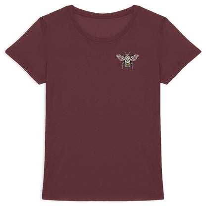 Bee Bolted 5 Logo T-shirt Femme à Col Rond 