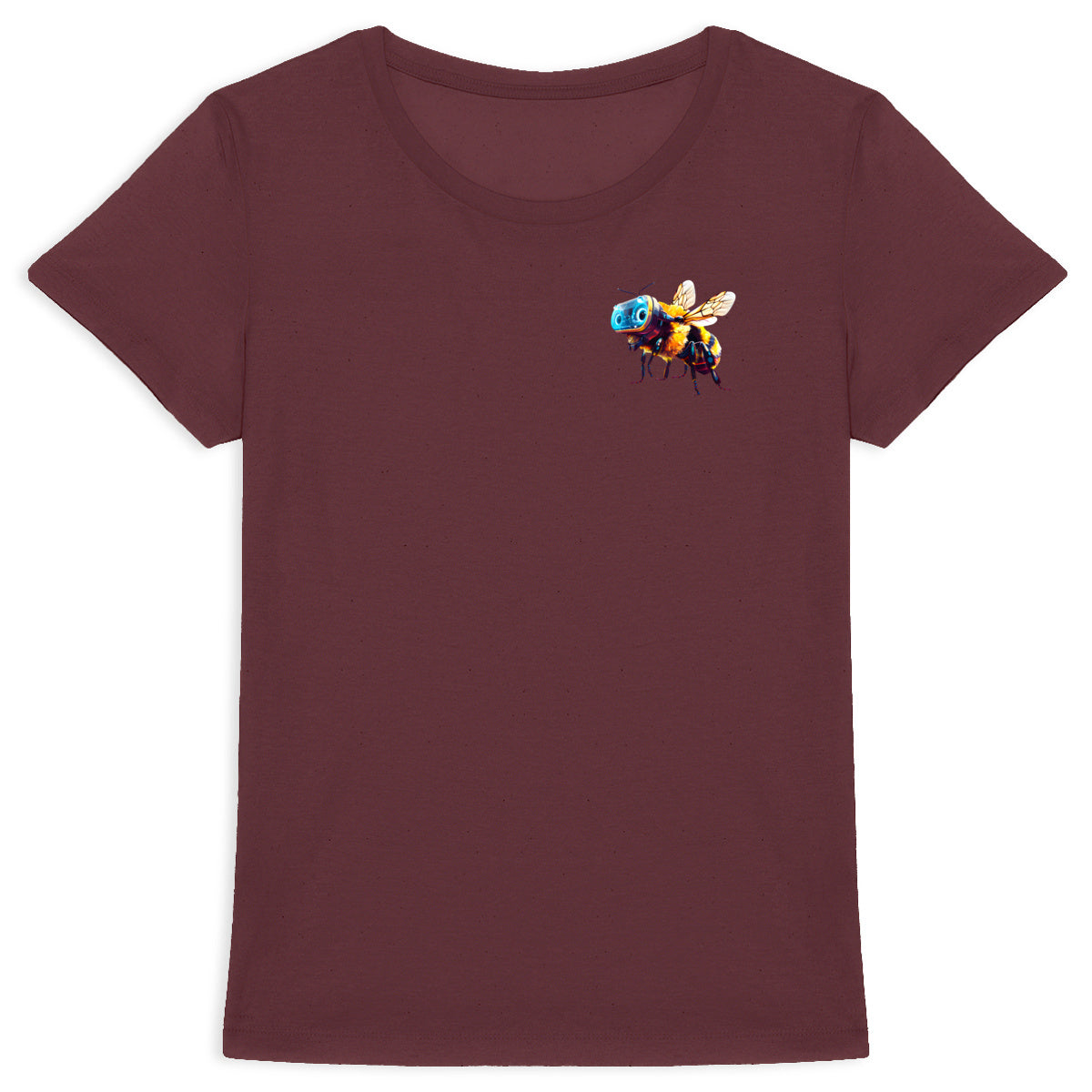 Virtual Reality Bee 1 Logo T-shirt Femme à Col Rond