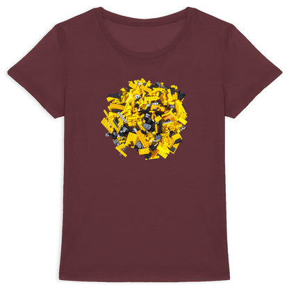 Lego Bee 2 Back with  T-shirt Femme à Col Rond